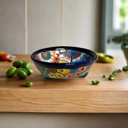 Small Talavera Salsa Bowl | Handmade Mexican Sauce Dish-1 Piece