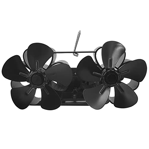lareira oscilante alimentado por calor | 6-blaLog Burner Lenha Fogão Ventilador | fogão a lenha aque
