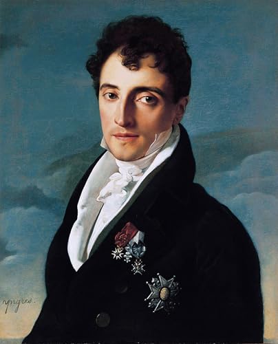 Affiche toile d'art Jean Auguste Ingres, un portrait de maître pour décoration murale raffinée