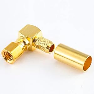 Elecbee SMC-Winkelsteckverbinder Crimp-Kabel