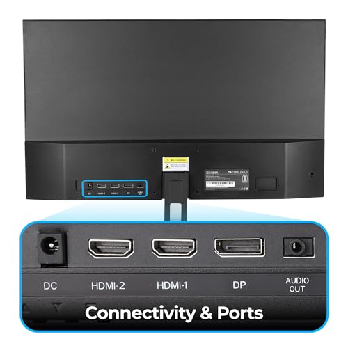 Image of ZEBRONICS 24 inch 165Hz Gaming Monitor with FHD 1080p, IPS Panel, 1ms MPRT, HDR10, Free sync Support, HDMI, DP, 250 Nits max, 16.7M Colors, Built-in Speakers and Ultra Slim Bezel Less Design ZEB-S24A