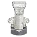 Panduit SBA2/0-Q Split Bolt, Aluminum, 2/0 STR - 2/0 STR Max Run To Max Tap, #2 STR (Compact) - #8 STR Min Run To Min Tap, 2/0 STR - #8 STR Max Run To Min Tap, 0.88" Head Width, 1.12" Nut Width, 1.92" Length