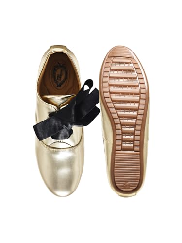 Image of Women and Girls Solid Lace-Up Smart Casual Sneakers