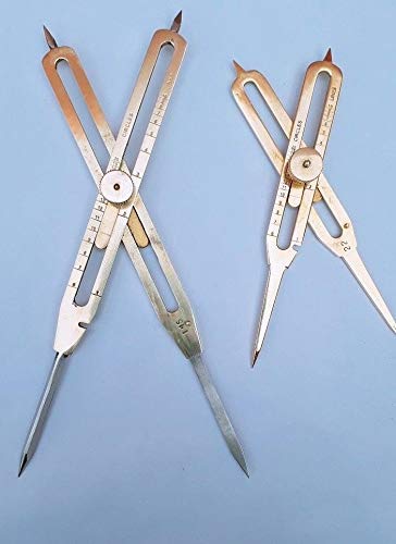 Mahira Nautical Brass Proportional Divider Set of Two Size 6