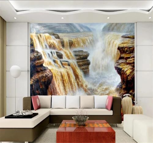 Papier Peint 3D Installation Facile Sommets pour Grand Mur