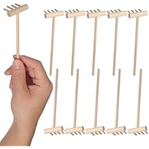 DOITOOL Mini Zen Garden Tool Rake Set, 10pc Sand Rake Tool, Meditation Feng Shui Decor Accessories for DIY Home Office Tabletop Decor
