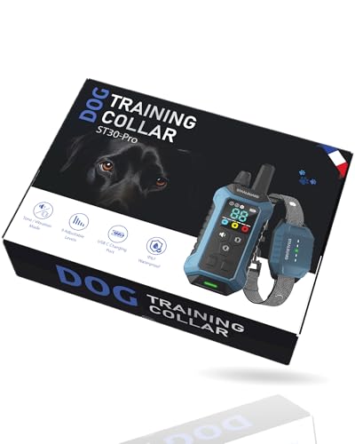 Miniatura 17 de Staalguard Collar De Adiestramiento Para Perros, Sin Descarga Eléctrica, 9 Niveles, Sonido, Vibración Y Boost, Alcance 3000m, Recargable, Autonomía 30 Días, Impermeable Ip67, Para Todos Los Perros