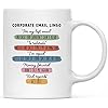 Andaz press 11 oz ceramic funny coffee mug corporate email lingo coffee mugs for women men funny boss gifts for office coffee mug for coworker funny office mugs corporate email lingo mug 1 pack  urban country home decor