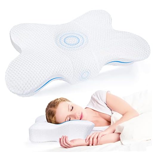 DIKI Cervical Pillow for Neck and Shoulder Pain Relief, Adjustable 4X Contour Memory Foam Pillows for Sleeping, Orthopedic Neck Pillow Odorless, Ergonomic Bed Pillow for Side Back Stomach Sleeper