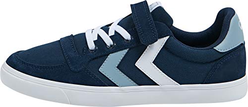 hummel Unisex Kinder Sneaker, Wildleder, Blue Iris, 36 EU