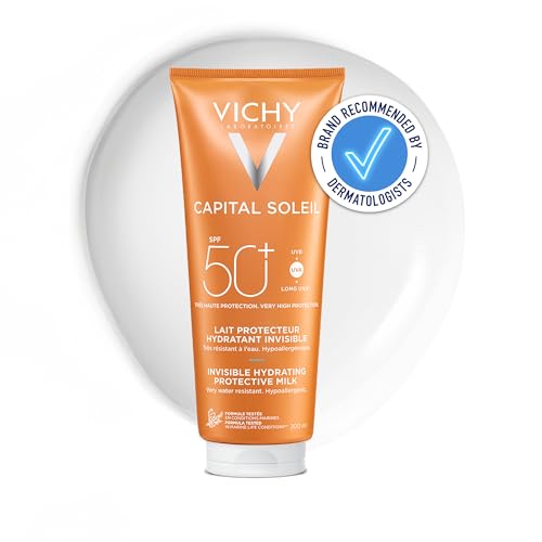 Vichy Capital Soleil Hydrating Fresh Sun Protection Milk SPF50+ for Face & Body 300ml