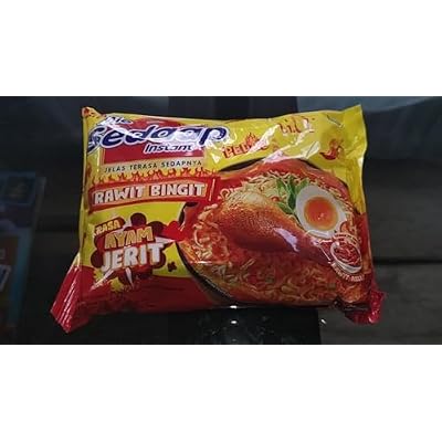 Mie Sedaap Rawit Bingit Rasa Ayam Jerit Instant Noodle, 77 (Pack of 2)
