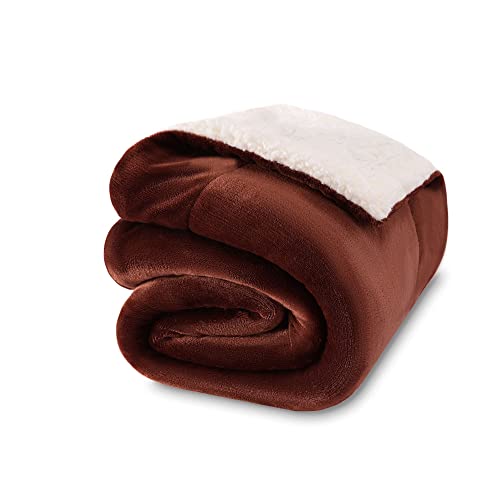 Nanpiper Baby Sherpa Blanket,Warm Toddler Throw Blanket,Soft Newborn Fleece Blanket For Winter (Brown,30X40 Inches) #TOP7