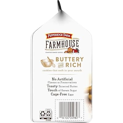 Pepperidge Farm Farmhouse Thin & Crispy Butter Crisp Cookies, 6.9 Oz Bag