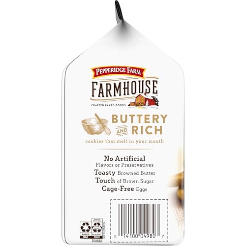 Image of Pepperidge Farm Farmhouse Thin & Crispy Butter Crisp Cookies, 6.9 Oz Bag