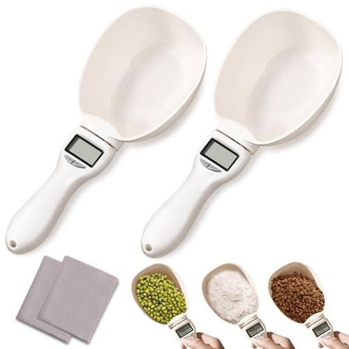 2pcs Digital Measuring Spoon,Digital Spoon Scale with LCD Screen Display, Digital Food Spoon Scale...