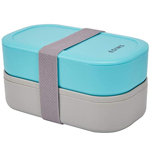 Bento Box for Adults,Japanese Bento Lunch Box,Stackable Bento Box,with Divider,Leak-Proof,Lunch Box BPA-Free, Microwave