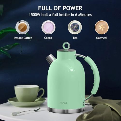 Hervidor eléctrico ASCOT acero inoxidable 1.5L 1500W miniatura 6