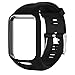 Feskio Accessory Replacement Soft Silicone Gel Watch Band Wristband Strap Sport Bracelet for Tomtom Runner 2 / Runner 3 / Spark 3 / Adventurer/Golfer 2 Sports GPS Running Smartwatch (One Size)