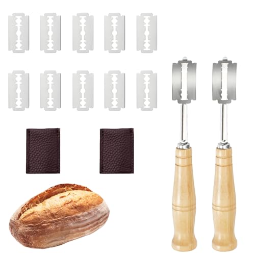 14-Piece Bread Cutter Set: Bread Lame & Dough Scoring Tool for Novice Bakers - Essential Baking Accessories