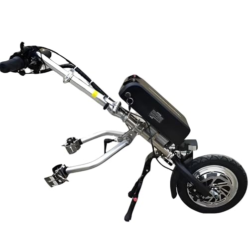 AiODiO 500W Electric Handcycle Wheelchair Attachment, Revolutionize Your Mobility with a Electric Wheelchair Power Attachment, 3 Speeds Adjustable A