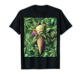 Helado Tropical Moda Verano Camiseta