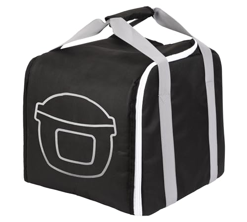 Moulinex Sac de transport pour Cookeo 6 L, Brodé, Pratique pour le transport, Protège votre Cookeo XA607800, Black