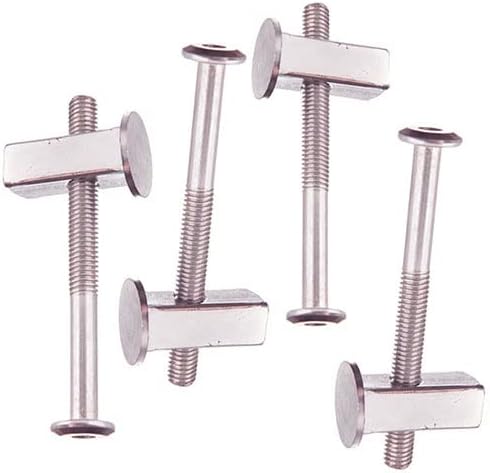 Bed Bolts HEAVY DUTY M8/8mm /Replacement/Fixing Kits Square end/Block Nuts (2 Square Nuts + 2 Bolts)