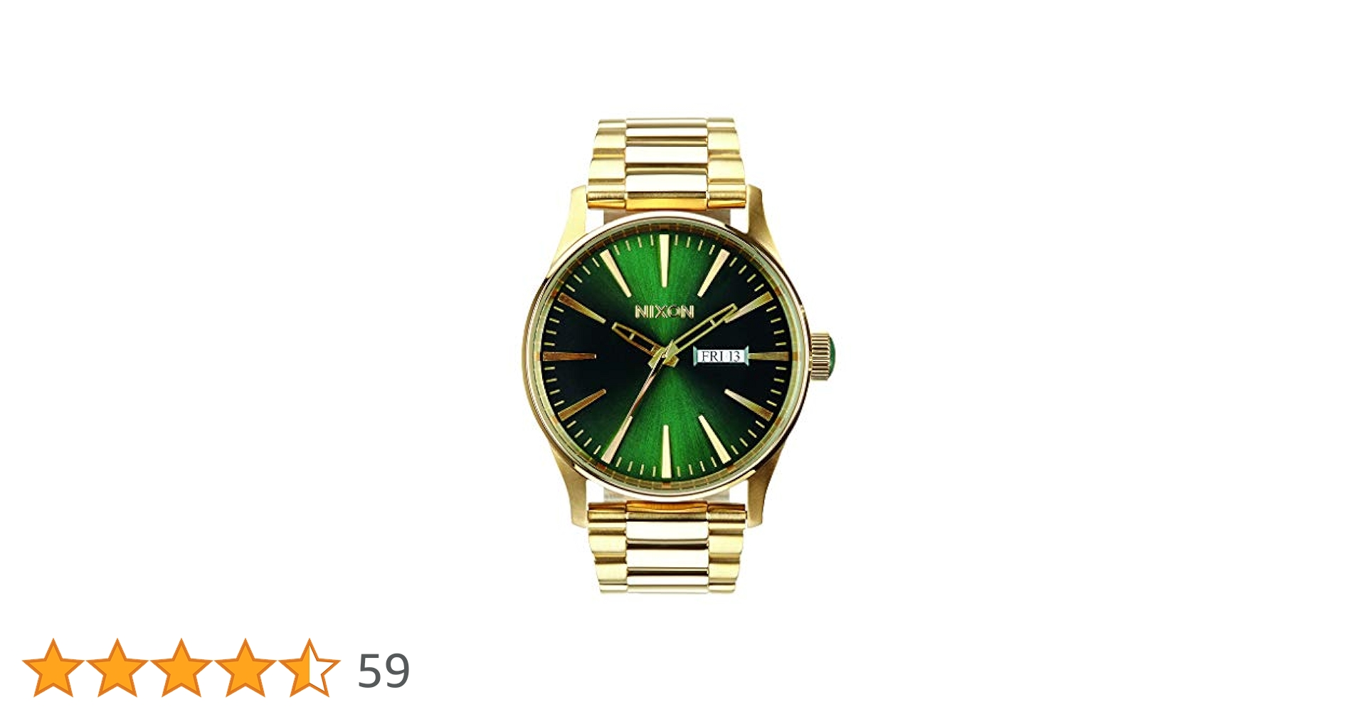 時計 NIXON SENTRY SS GREEN SUNRAY Sentry Stainless Steel