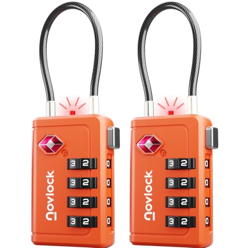 Cadenas TSA à 4 chiffres avec Indicateur d’Ouverture...