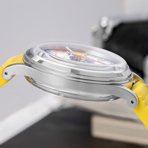 Image of ADDIESDIVE 38 MM Chronograph Watch VK64 Sweep Second Movement Tachymeter Mark FKM Rubber Strap BGW9 Super Lume Colourful Outdoor Sports Watches for Men Women