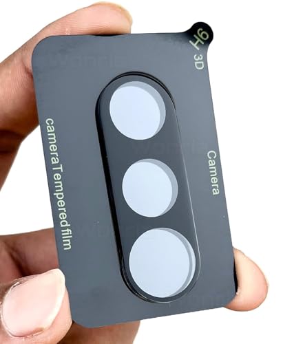 Image of Pack 1- Back Camera Lens Protector Compatible with Vivo V70 FE 5G [3D Premium] Camera Glass Protector (Black)