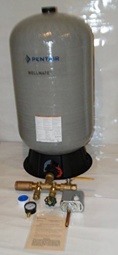 WELLMATE PENTAIR WM9 WM-9 29.5 gallon quick connect + Brass tank tee install kit + brass ball and check Valves -Free standing Water Well PRESSURE TANK FSG2 SQUARE D 40 60
