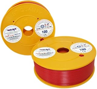 Single wire LGY/ H05V- K 0,75 mm² 100 m Color: Rojo