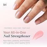 duri Rejuvacote 1 Original Maximum Strength Nail Growth System Base, Top Coat - Nails Hardening, Repair, Chipping, Strengthen, Breaking and Brittle Treatment, by Duri cosmetics (Pack of 1) - Image 5