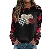 PTLLEND LäSsige Oberteile Damen Stehkragen Langarmshirt T-Shirt Basic Oberteil Schmal Pullover Strick Shirt mit Wellensaum