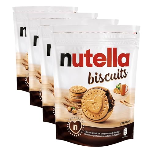Nutella Biscuits Croccanti Biscotti con un Cremoso Ripieno di Nutella