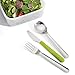 Joseph Joseph GoEat Compact Stainless-Steel Cutlery Set, Green