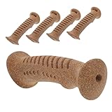 HEMOTON 5 Piezas Mango de Corcho para Bastón de Senderismo Antideslizante Fácil Instalación Compatible con Bastones de Trekking Muletas y Palos de Repuesto Práctico para Actividades al