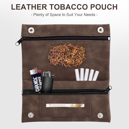 Tabaktasche Leder drehertasche für 30g, Tabakbeutel für tabak Drehtabak, Drehtabak Tasche, Tobacco Pouch