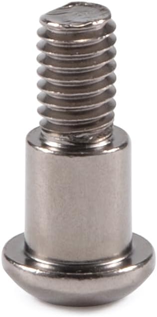 12PCS M3x4x10mm Hex Buttonhead Incision Kingpin Shoulder Screws for Axial SCX10 AR44 AR45 Capra Axle Vanquish F10 H10 Optic Axle (Silver 12pcs)
