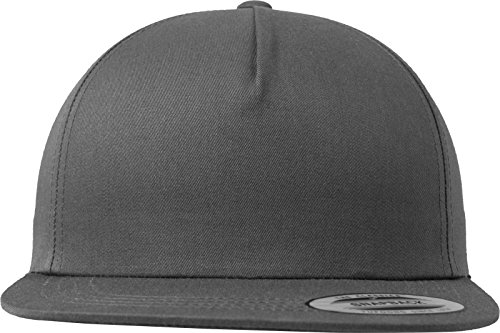 Casquette snapback unstructured 5-panel Flexfit ajustable rétro noire pour homme - 3
