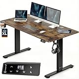 UTILISATION SIMPLE : L'écran LCD haut de gamme vous permet de régler avec précision la hauteur souhaitée entre 72 et 117 cm. Grâce à deux positions mémorisables, vous passez en un clin d'oeil de la position assise à la position debout en appuyant simplement sur un bouton.