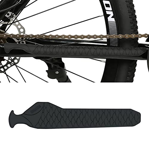 Rzjzgz Bike Chainstay Protector, Protect Bike Chain And Seatstays From Scratches, Wear And Chain Friction, Bicycle Frame Chain Silicone Protective Guard Pad For Mountain Bike Road Bike, 8.8" X 2.4" #TOP2
