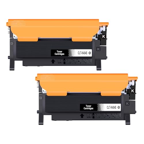 Veson CLT K404S Negro Tóner para Samsung C480W, Compatible con Samsung CLT K404S CLT P404C CLT 404S Tóner para Xpress SL C480W C480FW C430W C480FN C480 C430 C43X C48X Series (2 Negros)