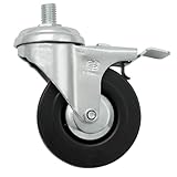 Permasteel PP-20005-CL-AM Type C Caster with Lock for Gas Grills (OEM),