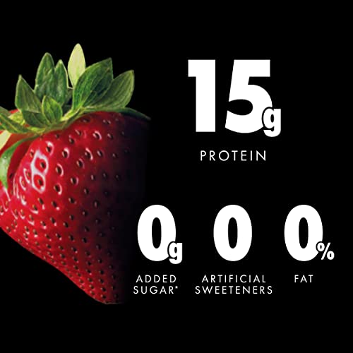 Oikos Triple Zero Strawberry Nonfat Greek Yogurt Pack, 0% Fat, 0G Added Sugar And 0 Artificial Sweeteners, Just Delicious High Protein Yogurt, 4 Ct, 5.3 Oz Cups #TOP3