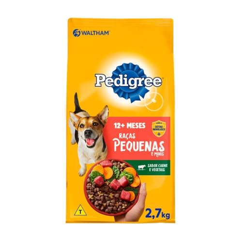 PEDIGREE Ração Carne e Vegetais Cães Adultos Raças Pequenas e Minis 2,7 kg