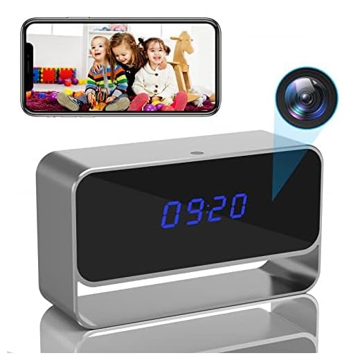 FHD 1080P Hidden Camera Clock