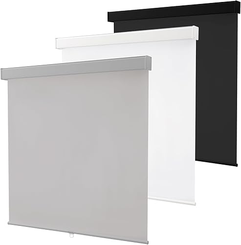 Miniatura 9 de Melodieux Persiana enrollable 100% opaca sin cordón con parada libre, persiana de ventana con tela de aislamiento térmico y protección UV. Persiana